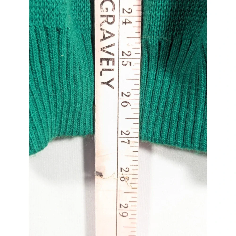 Emerald Isle Crew Neck Claddagh Sweater Shamrock Knit Irish St Patrick Small
